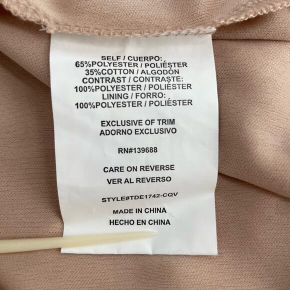 NEW Altar'd State Rauma Dress Neutral Cream Floral Lace Mesh Long Sleeve Size S - Picture 15 of 15